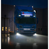 Pasek LED 24V (światło białe zimnie i pomarańczowe) do podświetlenia globu