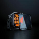 Lampa robocza DARK KNIGHT FORTEX (pomarańczowe światło pozycyjne)