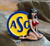 Przypinka Pin-up ASG (metalowa)