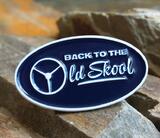 Przypinka Back to The Oldskool (metalowa)