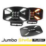 Reflektor dalekosiężny SKYLED Jumbo Stella Flash FULL LED (140W, dynamiczne białe i pomarańczowe światło pozycyjne / światło ostrzegawcze / pokrywa) R10/R65/R148/R149