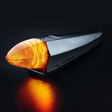 Lampa Torpedo IZE LED SILVER białe/pomarańczowe światło pozycyjne + światło ostrzegawcze