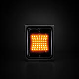 Lampa tylna prostokątna DARK KNIGHT IZE LED - kierunkowskaz