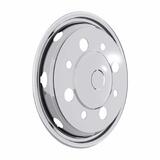 Kołpak na przednią felgę 19,5x8,25" oraz 7,5", stal nierdzewna, mocowany na śruby, 8 otworów, PCD 275mm, zamknięty środek