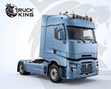 Osłona przeciwsłoneczena TruckKing XL 40 cm z zestawem montażowym do Renault T, kabina wysoka z wycięciami na 2 obrysy