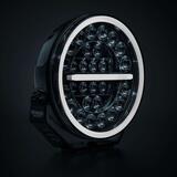 Reflektor dalekosiężny Firefly Driving Light 9" Professional Black STRANDS światło pozycyjne białe/pomarańczowe, światło ostrzegawcze