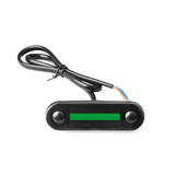 Światło obrysowe zielone LED (82x24.7mm, z przewodem 3m)
