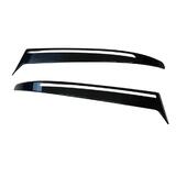 Wykończenie lamp przednich brewki Scania S&R 2016- z wycięciem do reflektorów LED - czarne