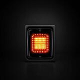 Lampa tylna prostokątna DARK KNIGHT IZE LED - światło pozycyjne/stop/kierunkowskaz
