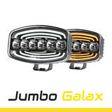 Reflektor dalekosiężny SKYLED Jumbo Galax FULL LED (60W, białe i pomarańczowe światło pozycyjne) R149/R148/R10