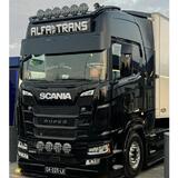Osłona przeciwsłoneczna SCANIA S/R NG aluminium 39 cm wysokości na 5 lamp nowego typu Fox Parts - Extra Low