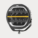 Reflektor dalekosiężny OZZ XR3 P9 R65 BLACK 10-35V, 15000 lm, biała/pomarańczowa pozycja, światło ostrzegawcze