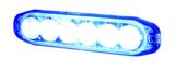 Lampa ostrzegawcza SUPER SLIM (stroboskop niebieskie światło LED) 12/24V,R10, IP68