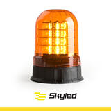Światło ostrzegawcze (kogut) SKYLED BIG LANTERN 12-24V (3 śrubki, pomarańczowy klosz, R65) wys: 181 mm I śr: 141 mm