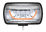 Reflektor dalekosiężny Hella Jumbo Full LED (12/24V) światło pozycyjne białe i pomarańczowe