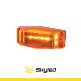 Double Burner SKYLED 24V (pomarańczowe światło/pomarańczowy klosz) 8 LED