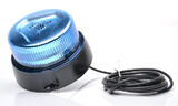Światło ostrzegawcze LED na 3 śrubki, 10-32V niebieski klosz 99 mm wysokości W126