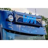 Osłona przeciwsłoneczna SCANIA S/R NG aluminium 35 cm wysokości na 7 lamp nowego typu Fox Parts łuk