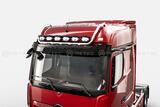 Rama dachowa spływająca z wiązką i zaciskami na 6 odbiorników z LED do MB Actros 2011 MP4 MP5 BIGSPACE czarna