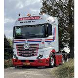 Osłona przeciwsłoneczna Mercedes Actros MP4/MP5 GigaSpace aluminium na 4 lampy LAZER Tripple R-750 Fox Parts