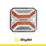 Przednia lampa LED (kwadratowa) SKYLED Pozycyjne/Kierunkowskaz/Odblask