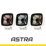 Lampa robocza SKYLED Astra 60F (biała obudowa) 9-30V, 60W, 6000 Lm, R10 (światło rozproszone) + światło pozycyjne białe/pomarańczowe/czerwone