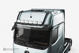 Rama dachowa, czarna, wiązka elektr., mocowania dla 6 odbiorników, MB ACTROS 2011- (MP4) cabin GIGA -25; 25- (ProCab)