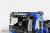 Rama dachowa volvo FM 4, FM 5, FH AERO, FMX, 20-Niski dach, Z wiązką na 6 odbiorników i zaciskami, z LED, malowana na czarno