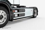 Ramy boczne S-liner MB Actros L 25- (ProCab) z silnikiem disla, WB3850, 5 pomarańczowych obrysów LED
