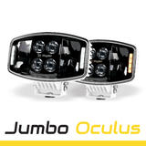 Reflektor SKYLED Jumbo Oculus White - biała obudowa (90W, białe i pomarańczowe światło pozycyjne) R7/R10/R112