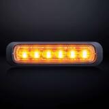 Lampa ostrzegawcza przydymiany klosz(stroboskop, pomarańczowe światło 6 LED) DARK KNIGHT DIRECTIONAL WARNING LIGHT STRANDS