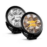Reflektor dalekosiężny Wesem FERVOR 50 FULL LED FI220 12/24V + zaślepka czarna obudowa (biała i pomarańczowa pozycja)