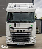 Osłona przeciwsłoneczna TruckKing "Classic" DAF XF, XG, z zestawem montażowym,  bez obrysów, głębokość 37 cm