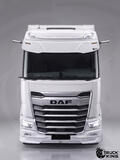 Osłona przeciwsłoneczna TruckKing "Classic" DAF XF, XG, z zestawem montażowym,  wycięcia na 2 obrysy, głębokość 37 cm