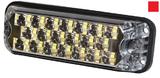 Lampa ostrzegawcza (stroboskop czerwone światło LED) 12/24V,R10, IP67