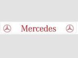 Osłona przeciwbłotna/fartuch 2380x350mm "MERCEDES"  czerwony napis