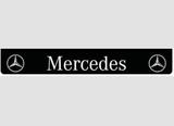 Osłona przeciwbłotna/fartuch 2380x350mm "MERCEDES"  biały napis