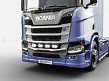 1186451822 Rama w zderzak z wiązką elektryczną i mocowaniami na 4 odbiorniki oraz światłami stroboskopowymi do SCANIA NG