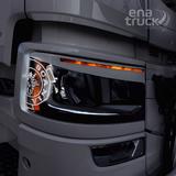 Wykończenie lamp przednich brewki Scania S&R 2016- z wycięciem do reflektorów LED