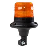 Światło ostrzegawcze ECCOLED (kogut) na trzpień, 12/24V miękki trzon, pomarańczowy klosz, R65