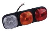 Lampa zespolona tylna (żarówkowa) Stop/Pozycja/Kierunkowskaz/Cofania Britax JCB, nr kat. L13.00.LB