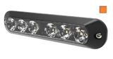 Lampa ostrzegawcza (stroboskop pomarańczowe światło LED) R10,R65, IP67 6 diod LED