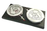 Mysie Uszy LED biało-czerwone SCANIA 12-24V lollipop (para)