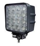 Lampa robocza LED 16x3W kwadratowa, światło rozproszone