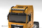 Rama dachowa CROSSBAR (CZARNA RAL 9005) MAN TGX GX INDIVIDUAL (2020 - ) z wiązką elektryczną, wspornikami na 6 odbiorników