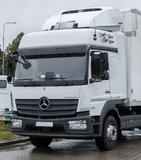 Osłona przeciwsłoneczna Mercedes Benz Axor II, kabina wysoka z lusterkiem, nr kat. 145321A222