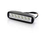 Lampa robocza LED 6x, prostokątna, 18W, 1350 lm, światło rozproszone