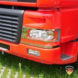 Listwy ze stali nierdzewnej na reflektory główne DAF XF 95/105