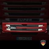 Listwy ozdobne na dolny grill do Scania R po 9.2009 / Streamline, nr kat. 17TD157SCR.26-2B