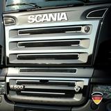 Listwy ozdobne ze stali nierdzewnej na grill Scania R